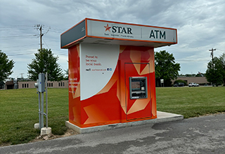 A picture of STAR Bank's Orbi machine